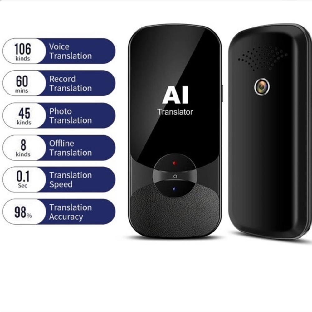 New in Box Factory Sealed VERMOR AI Voice Translator 106 Languages Translator AI